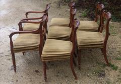 set of 8 Regency mahogany antique dining chairs4.jpg